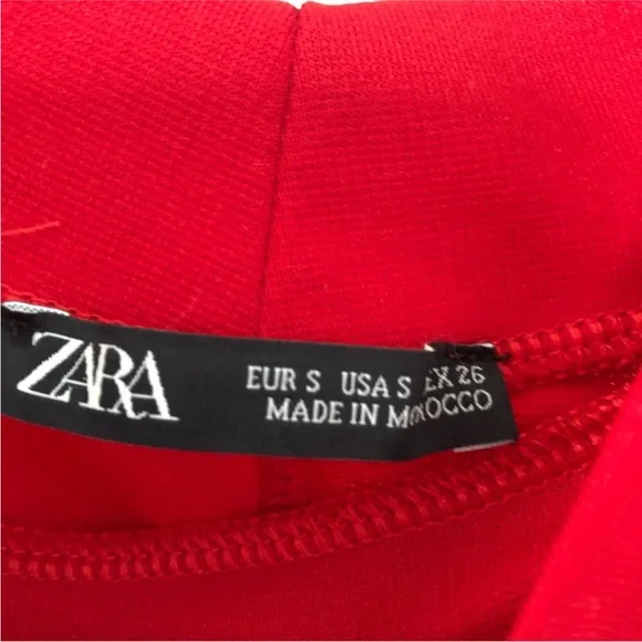 ZARA Chic Red Midi Dress - Picture 8 of 8